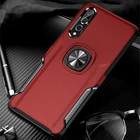 Защитный Магнитный чехол-держатель для телефона Huawei P40 P30 P20 Lite Nova 3i 4 5i 5t 7 Pro Y9 Prime 2019 P Smart Z PU кожаный чехол