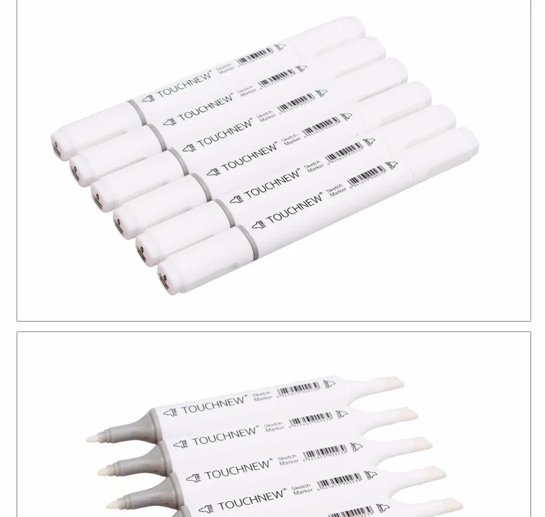 Touthnew 0# маркеры бесцветные блендер насадка эскиз Copic Маркер кисть для рисования анимация дизайн Манга краски поставки