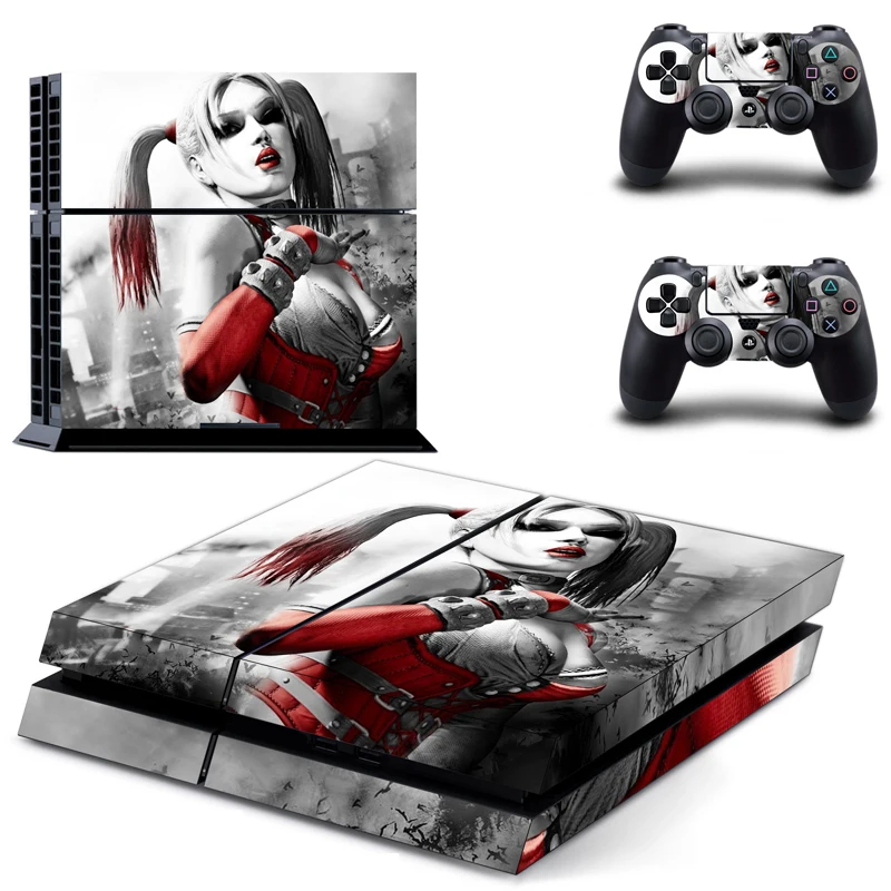 Наклейка на кожу Харли Куинн Джокер Бэтмен Супермен PS4 Виниловая наклейка для Sony