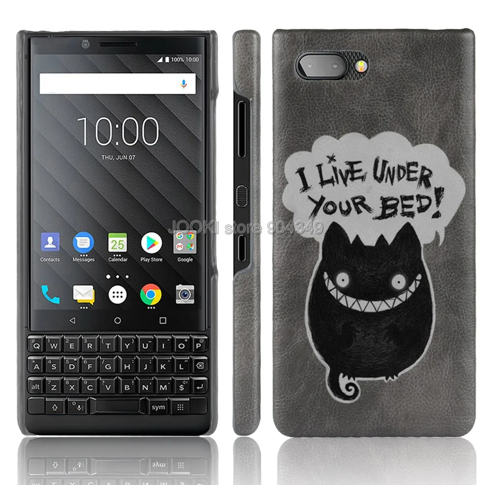 Чехол для BLACKBERRY KEY2 из 4 5 кожи чехол искусственной задняя крышка KEY 2 KEYTWO TWO BBF100 с