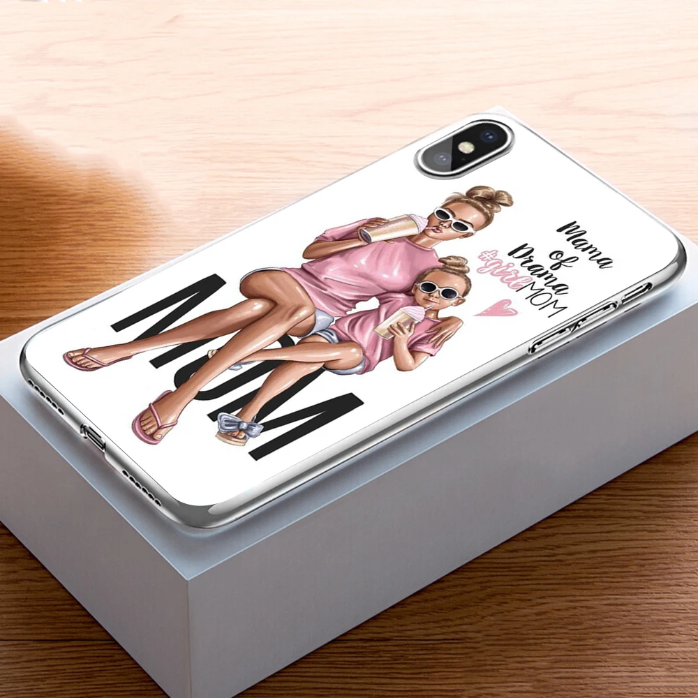Lavaza Case for Apple iPhone 6 6s 7 8 Plus X 5 5S SE Cover XS Max XR Super mama girly Girl Queen Cases | Мобильные телефоны и