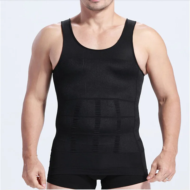 

2017 Compression Workout clothes Fitness sport men shirt Outdoor Running Sleeveless Slimming Singlets Dry Quick