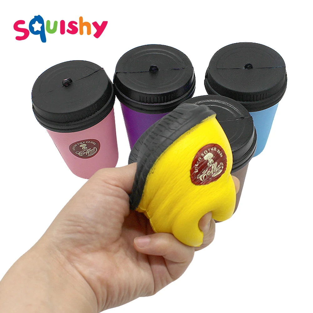 Сжимаемая кофейная чашка антистресс развлечения Новинка прикольные игрушки