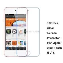 New 100 Pcs/Lot HD Clear Screen Protector For Apple iPod Touch 5 Touch5 / 6 Touch6 Protective Film Guard