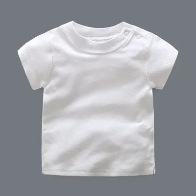 Cotton Color 1 Летняя футболка для малышей футболка для мальчиков хлопковые футболки для девочек футболки для маленьких мальчиков летняя одежда для малышей бамбуковый хлопок - Цвет: Cotton Color 1