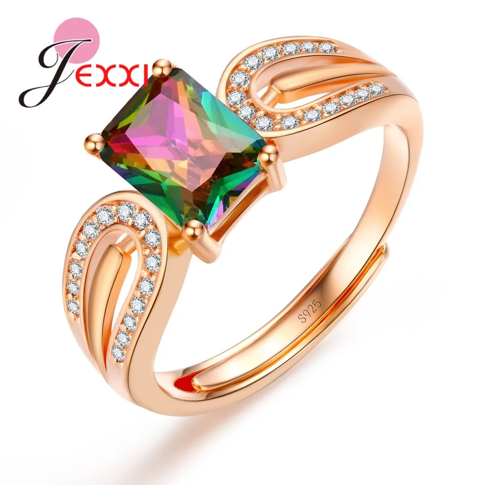 Открытые кольца розового золота с регулируемым размером оптовые поставки