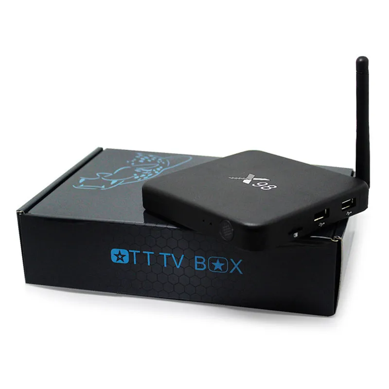 3 шт четырехъядерный Смарт медиаплеер ТВ X98 S905 2G 16G Kodi16.0 android 5 1 приставка |