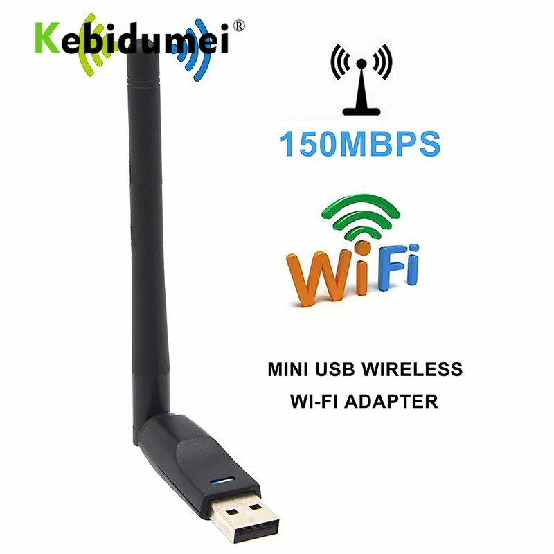 Беспроводной USB Wifi адаптер KEBIDUMEI 150 Мбит/с Lan Ethernet URT5370 WiFi сетевая карта 802 11 b/g/nwith