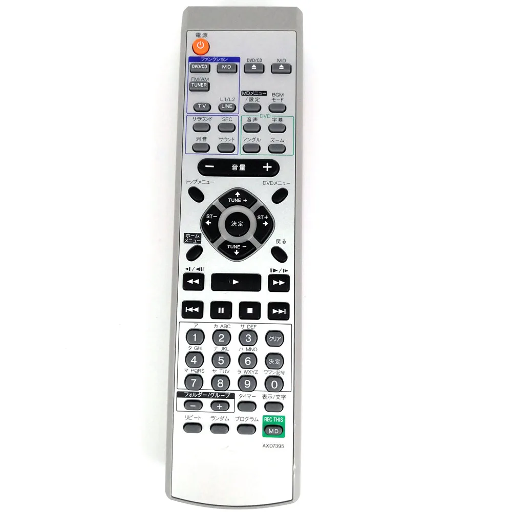 Б/у Оригинал AXD7395, подходит для пионерского DVD ресивера/CD дистанционное управление Fernbedienung
