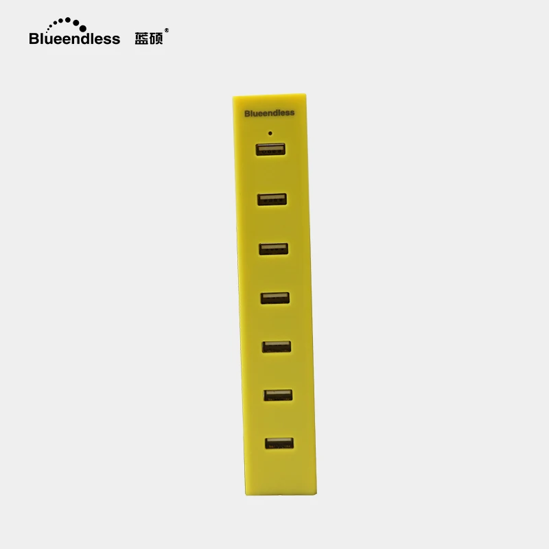 Blueendless 2018 USB концентратор 7 портов высокоскоростной пластиковый мульти 2 0 для
