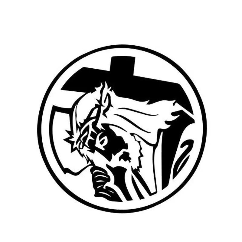 12*12CM Jesus Christ God Cross Window Decoration Vinyl Decal Car Sticker Accessories C4-0944 | Stickers