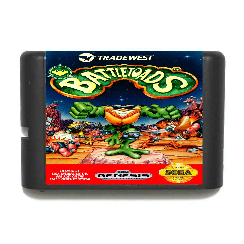 Игровая карта Battletoads 16 бит MD для Sega Mega Drive Genesis|16 bit|md game16 bit md |