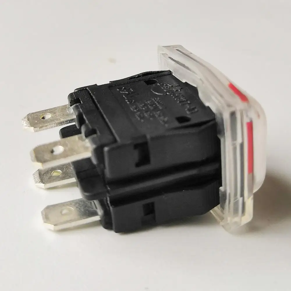 2pcs KEDU HY17-10 4 Pins Waterproof Push Button Switches ON-OFF Electric Tool Pushbutton Rocker Switch 125/250V 12/10A 1/2HP - купить по