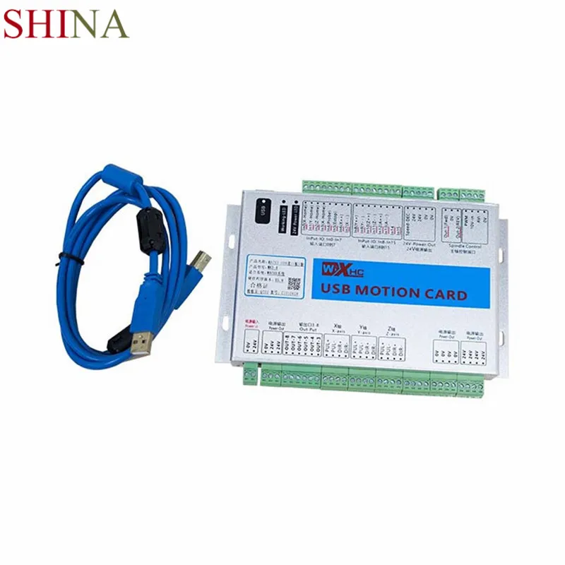 SHINA CNC контроллер 3 оси 4 6 осевая карта контроля USB ethernet управления движением