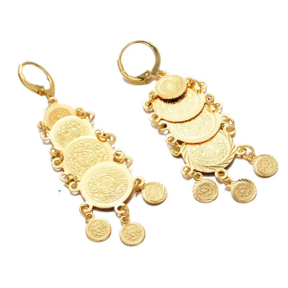 Арабские металлические серьги Дубая для женщин девушек Среднего Востока