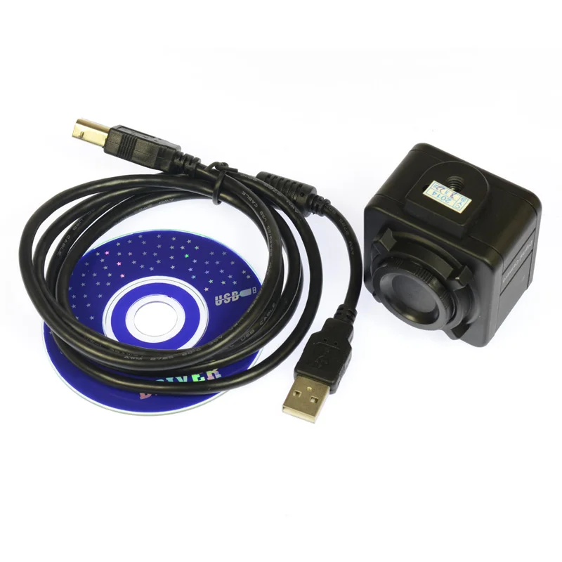 Цифровой промышленный микроскоп HD 5 0 МП USB видеокамера в комплекте + объектив 120X C