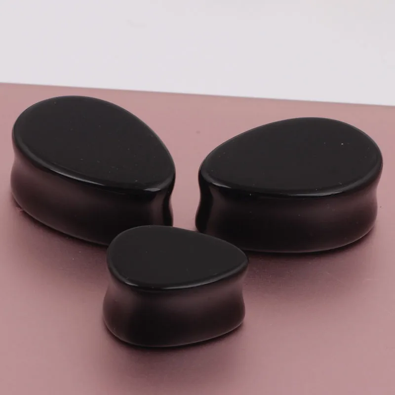 Каменные затычки для ушей туннели капли воды двойные ранцы Растяжитель Эспандер