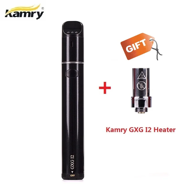 Black with 1 heater Kamry GXG I2 стержень обогрева комплект 1900 мАч тепла без сжигания испаритель для нагрева сигарета iqos Табак картриджи VS 2,0 Plus GXG I1S - Цвет: Black with 1 heater