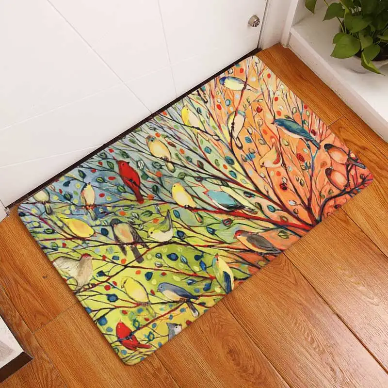Comwarm коврик для входной двери с масляным узором красочные ковры изображением