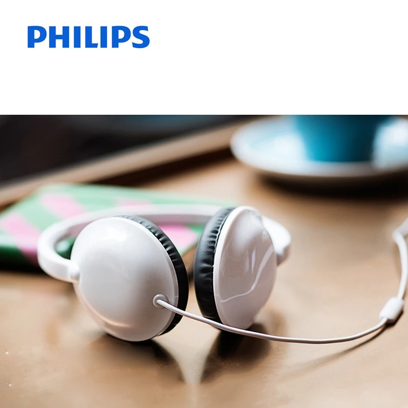 Philips SHL4405 бас проводные наушники с микрофоном проводное управление