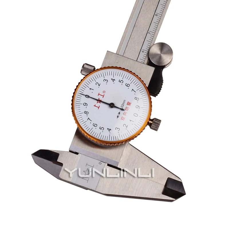 Dial Caliper 0-130mm Stainless Steel Shockproof Vernier Calliper 0.01mm Metric Gauge Measuring Tool 171-126A | Инструменты