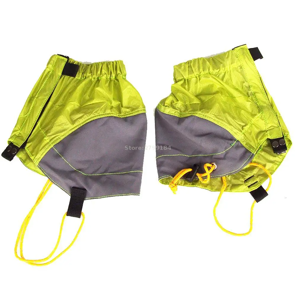 

Waterproof Snow Leg Gaiters Outdoor Silicon Coated Nylon Ultralight Gaiters Legs Protection Guard Hiking Climbing Trekking