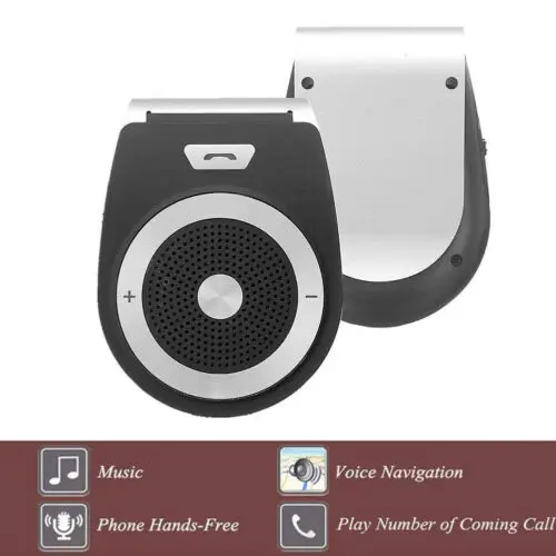 Беспроводной Bluetooth громкой связи динамик автомобильный комплект клип