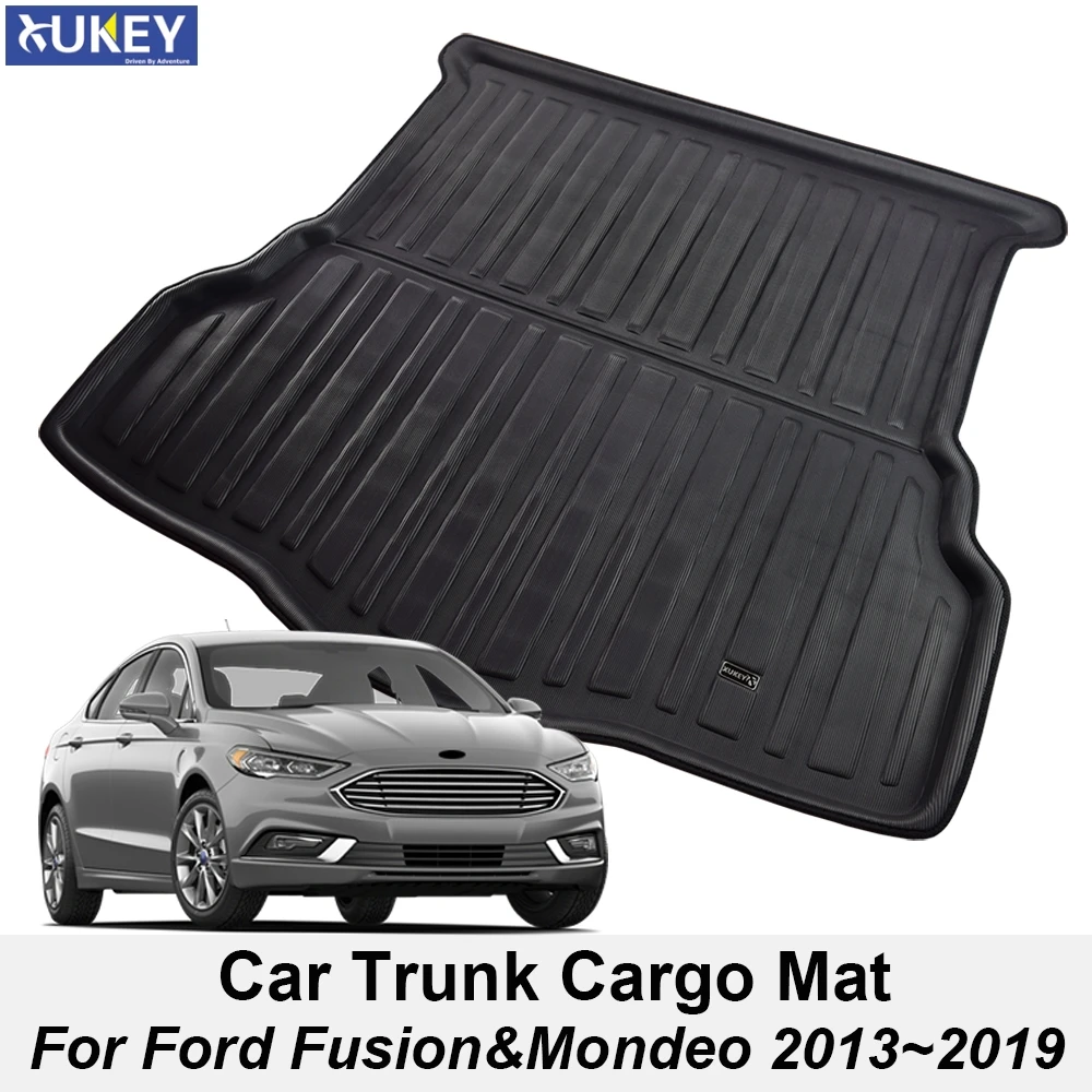 Для Ford Fusion Mondeo задний багажник загрузки MatLiner грузовой пол лоток ковер грязи Kick