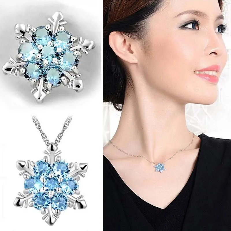 Ожерелье &quotСнежинка&quot|zircon necklace|colorful necklacenecklace snowflake |