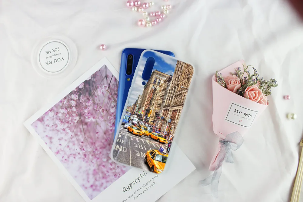Нью Йорк Таймс сквер такси мягкий чехол для Xiaomi 9 8 A2 A3 lite Mi 9t CC9 9se 5X 6 10 Max3 6X крышка