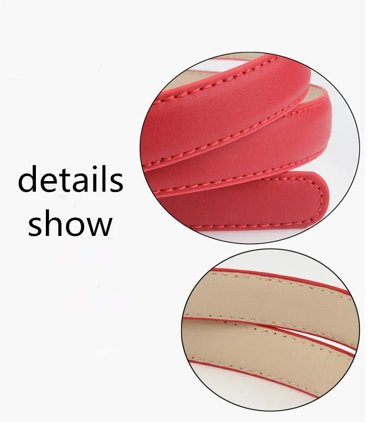 

Fashion leather fine belt women Leather waist belt Pin buckle lt ladies Jeans skirt of black and white womens beltFree shipping