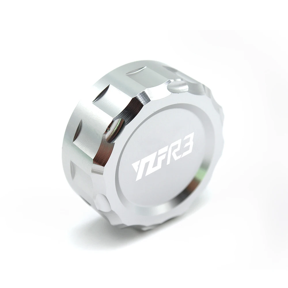 Крышки резервуара заднего тормоза CNC Крышка Резервуара цилиндра для YAMAHA YZF R3 YZFR3