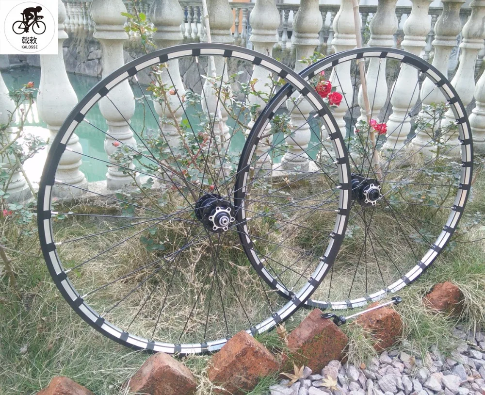 Kalosse 32 holes 15*100mm barrel shaft 7/8/9/10/11gear cassette Mountain Bike wheels 26/27.5/29er MTB wheel | Спорт и развлечения