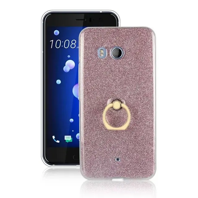 Для HTC U11 случае вспышки порошок 3D помощи телефона чехол для U Play U1 тра E66 ТПУ