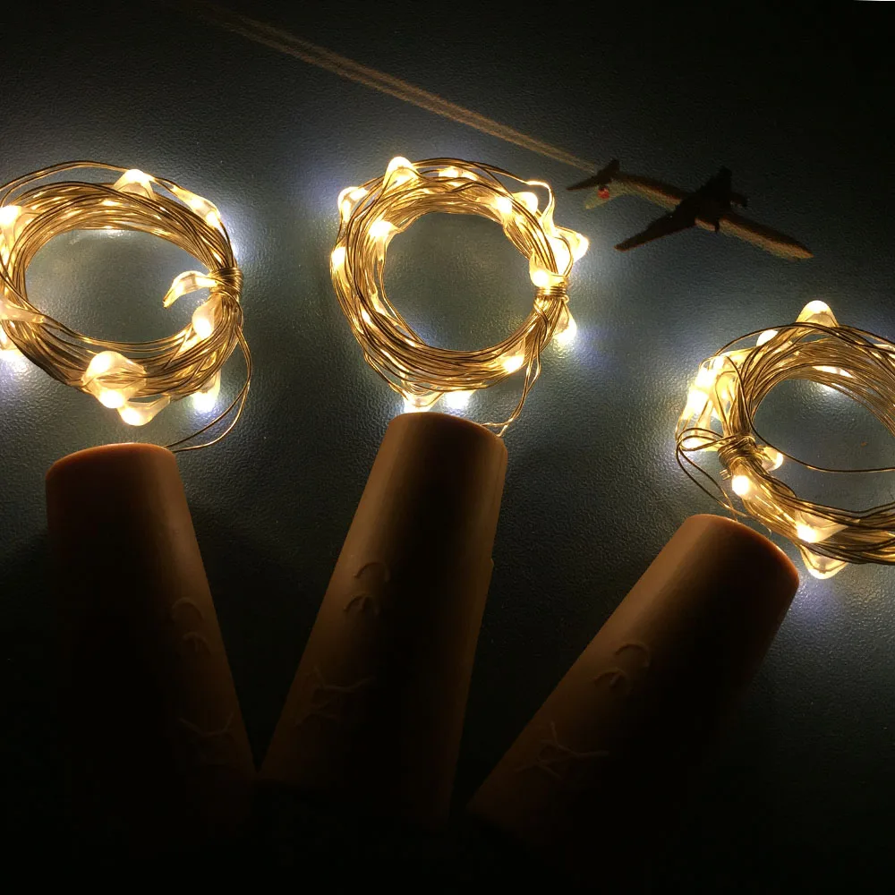 Светодиодный светильник с 2 м 20LED медный провод Фея Рождество Свадебная вечеринка