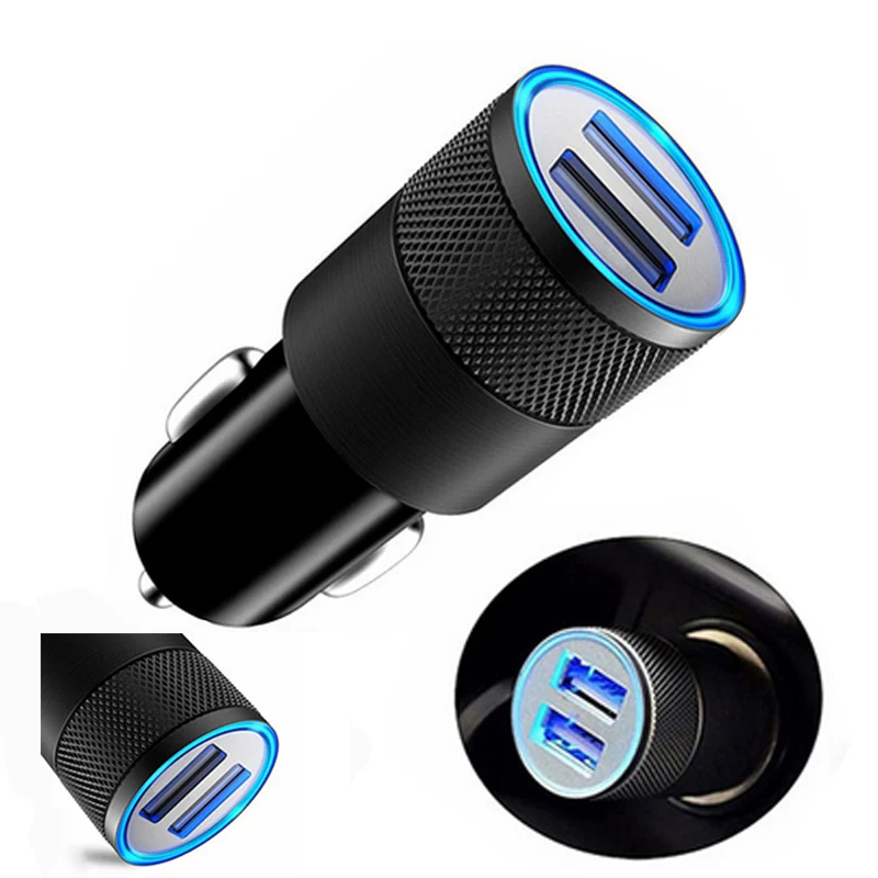 Kongyide Мини двойной порт USB 12V Универсальный в usb автомобильное зарядное устройство