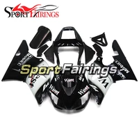 abs plastic weat black white fairings for yamaha 1998 1999 yzf1000 r1 98 99 motorcycle abs injection fairing new bodywork hull