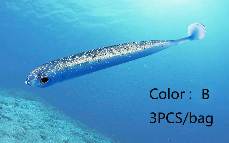 Мягкая приманка джиг головная 3 шт./лот ручная работа мягкая рыболовная Т хвост