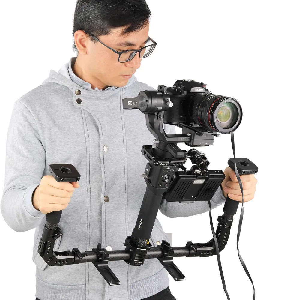 SmallRig DSLR камера двойная рукоятка для ручного карданного шарнира DJI Ronin S/для Zhiyun Crane