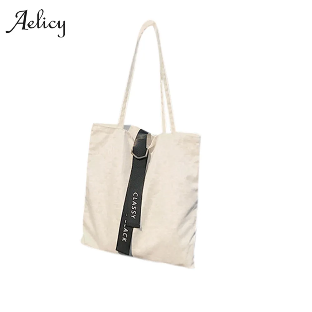 Женская Холщовая Сумка Aelicy на плечо для пляжа|canvas beach bag|beach bagdesigner bag |