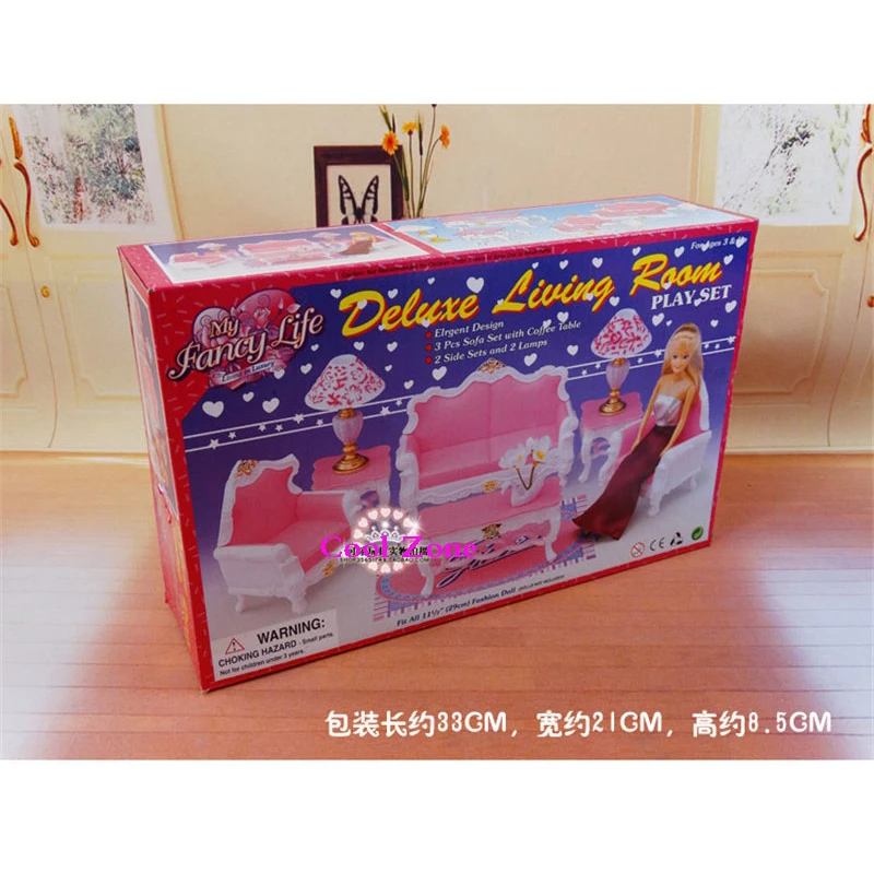 Миниатюрная мебель My Fancy Life набор для гостиной кукла Барби дом лучший подарок