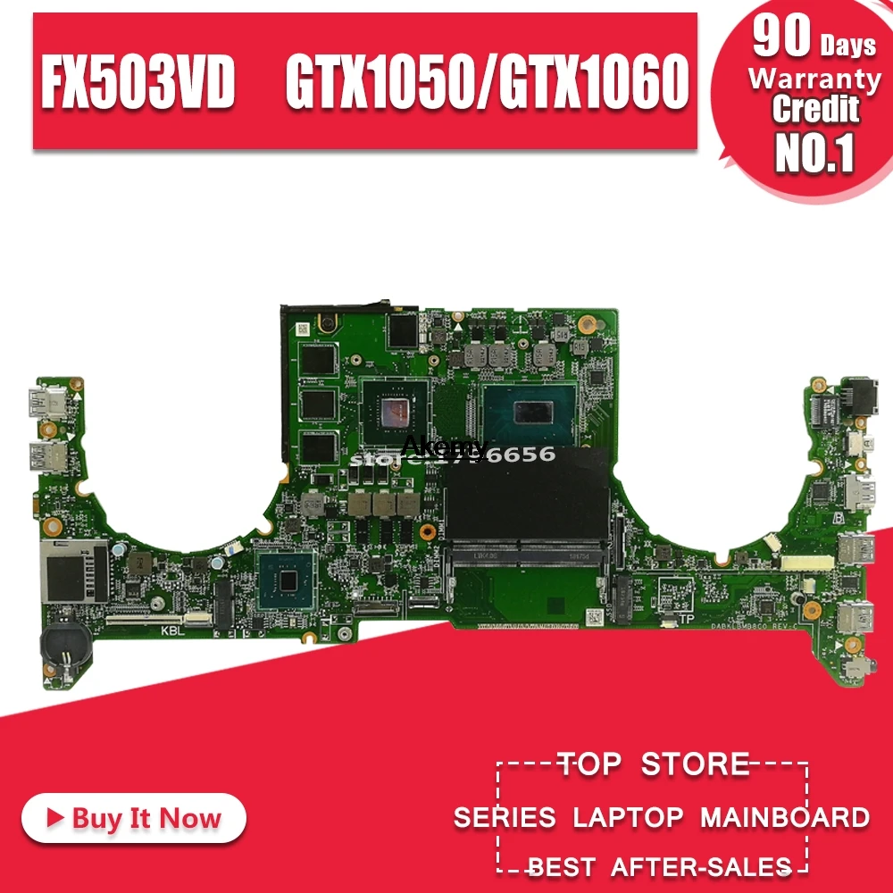 Материнская плата для ноутбука For Asus FX503VD FX503VM FX503V материнская I5-7300HQ/I7-7700HQ GTX1050/GTX1060