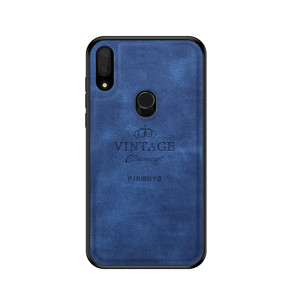 Для Asus Zenfone Max Pro M1 ZB601KL ZB602KL чехол-накладка Винтажный чехол из искусственной кожи ПК Жесткий Чехол чехол s защитный чехол 5,99'' - Цвет: Синий