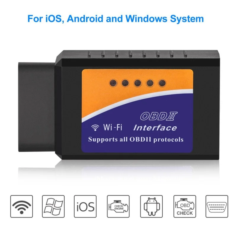 Автомобильное оборудование V03HW детектор V1.5 WIFI PIC18F25K80 чип OBD2 OBDII считыватель кодов