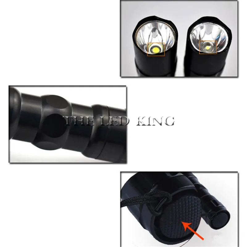 Портативный мини светильник для ручки CREE Q5LED флэш Фонарь карманный