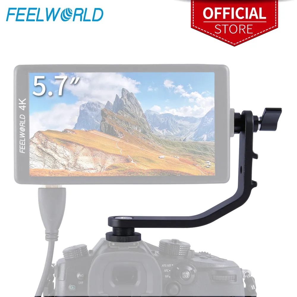 Поворотный кронштейн для камеры FEELWORLD F570 5 7 дюйма 4K HDMI крепление полевого