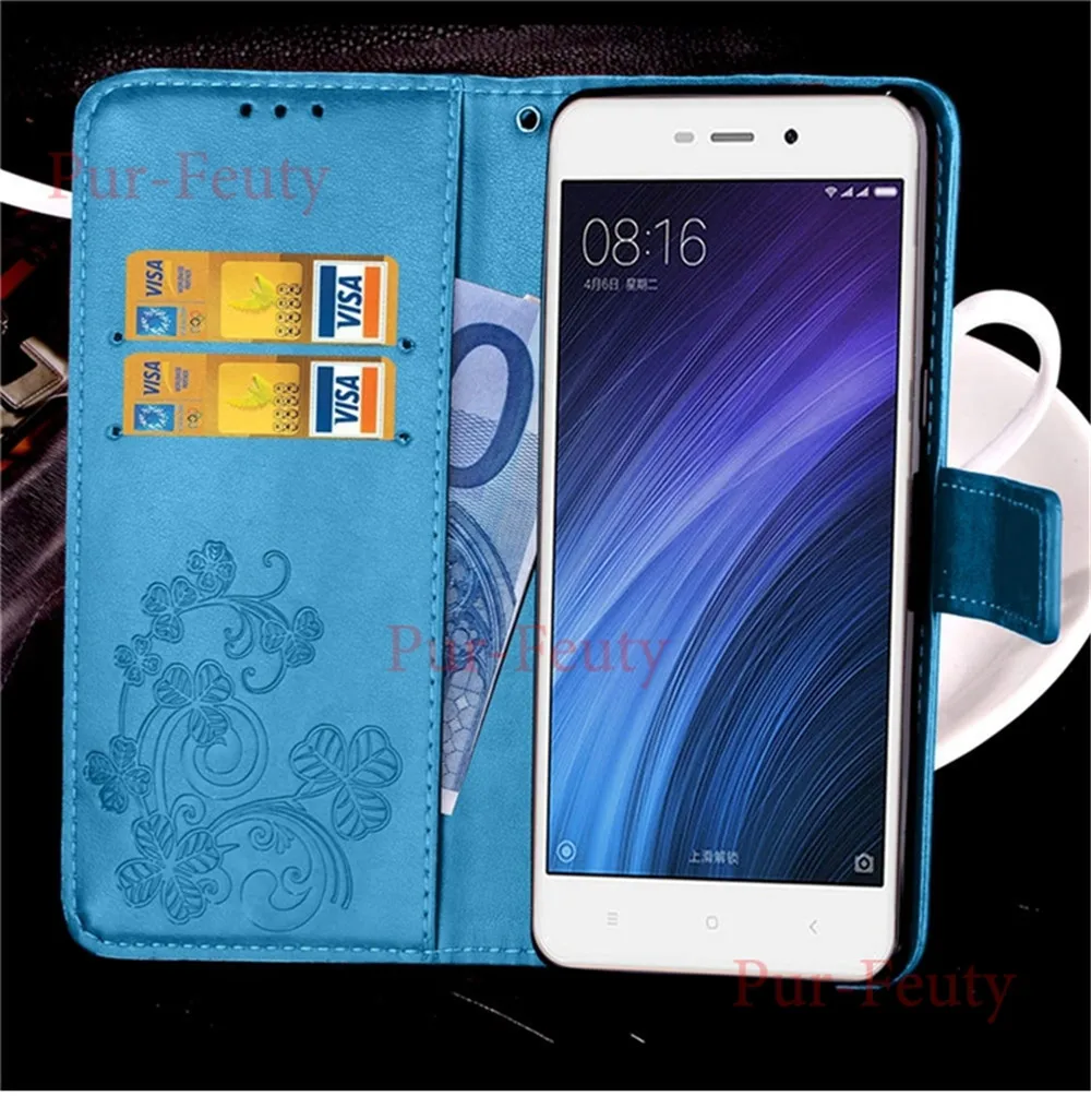 Чехол для Xiao mi Red mi 4A 4 A Red mi 4A Etui, Роскошный кожаный бумажник, высокое качество, флип-Чехлы для Xiao mi Red mi A4 Red mi 4A Red mi 4 A