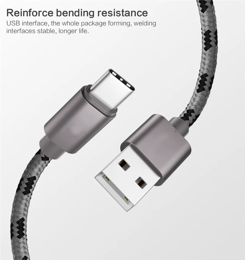 Тип C Быстрая зарядка Micro USB Тип кабеля-c 3,1 шнур данных телефон Зарядное устройство для samsung S9 S8 Примечание 8 Xiaomi huawei для IPhone X 8 7
