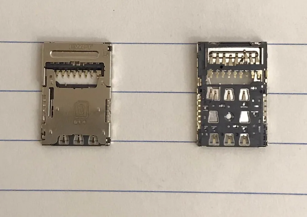 10pcs/Original for LG K10 K8 K350 V10 V20 H968 H900 Sim card Reader socket connector | Мобильные телефоны и аксессуары