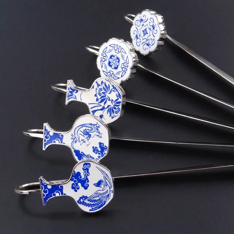 Китайская металлическая креативная Закладка из нержавеющей стали Wind